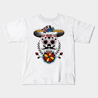 Candy skull Kids T-Shirt